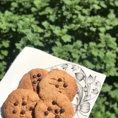 Овсяно-банановые печенья с шоколадом🍫