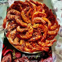 «Лангустины на углях в пикантном, пряном маринаде за 10 минут». 🦐Вкусно!😋