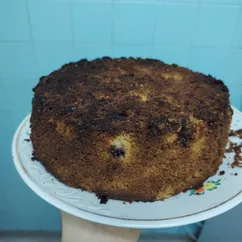 Лимонный кекс с голубикой 