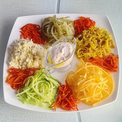 Овощной салат соломкой🥬