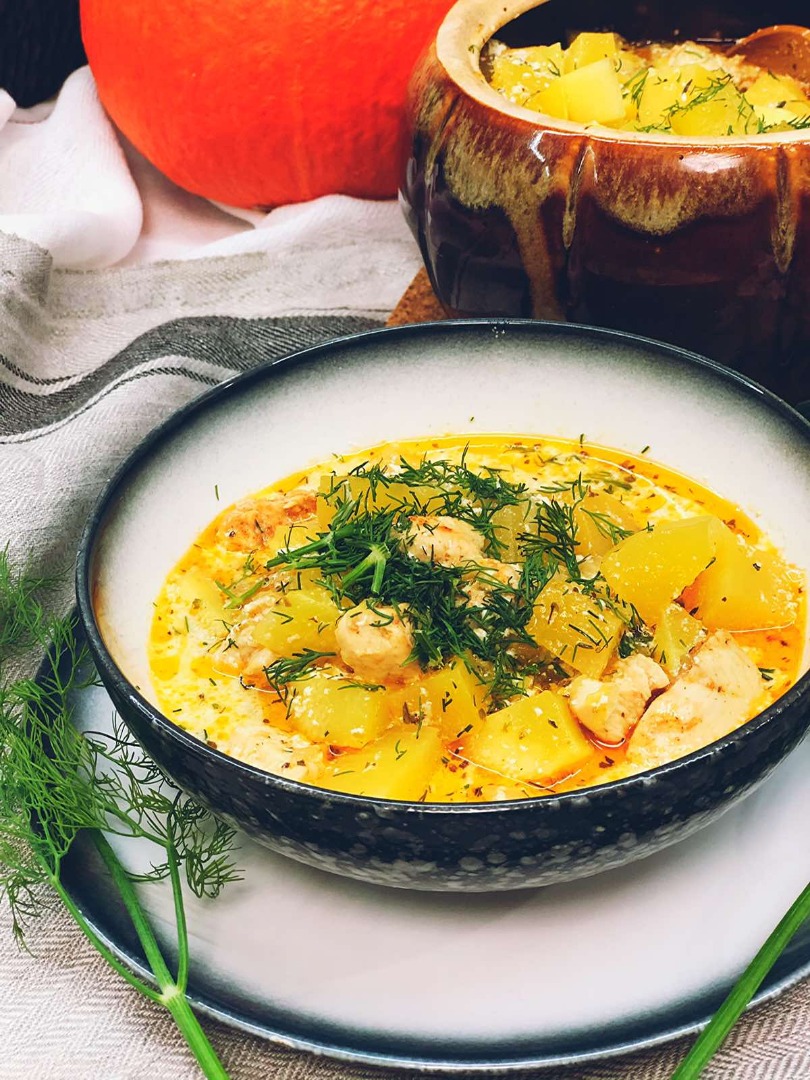 Тыквенный суп с репой, бататом и тимьяном рецепт – Европейская кухня: Супы. «Еда»