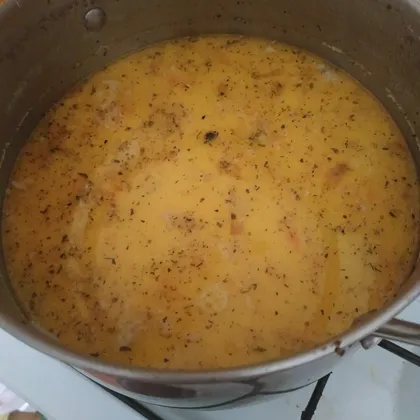 ​​Сырный суп с курицей