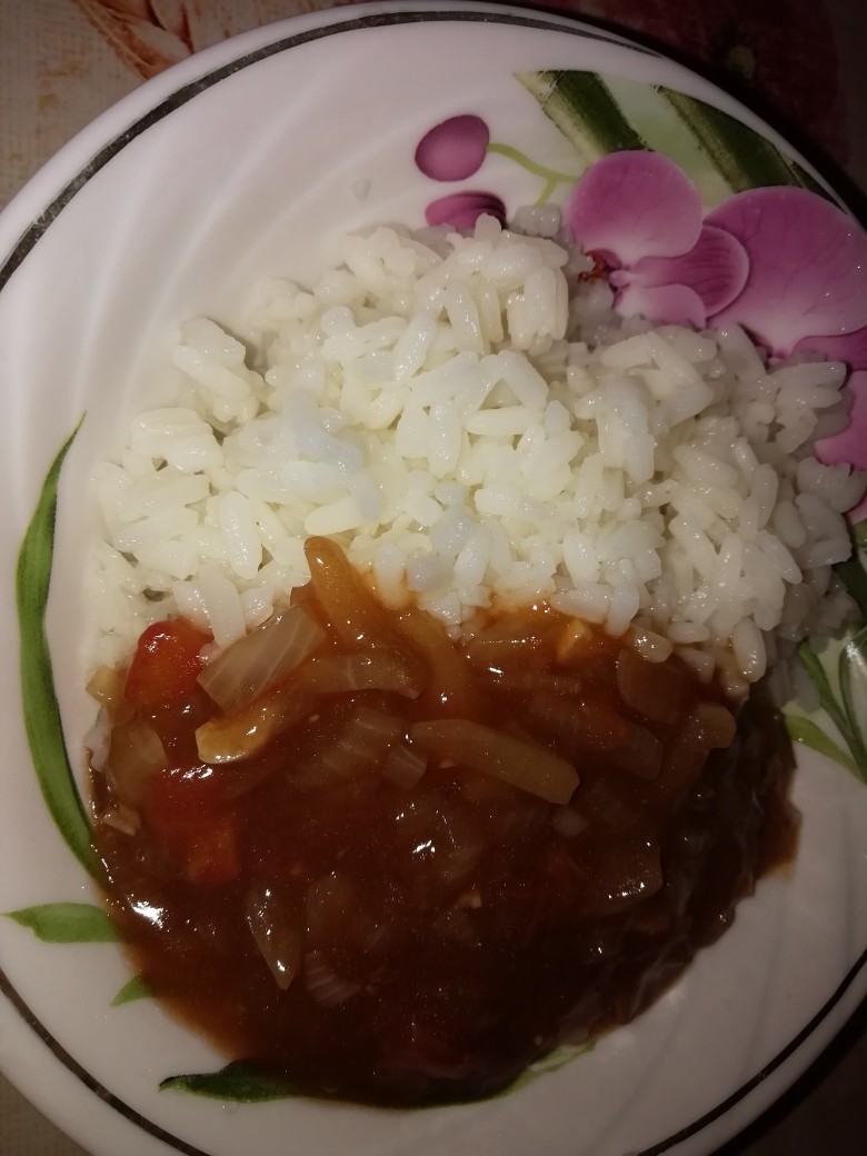Поджарка с рисом и грибами – кулинарный рецепт