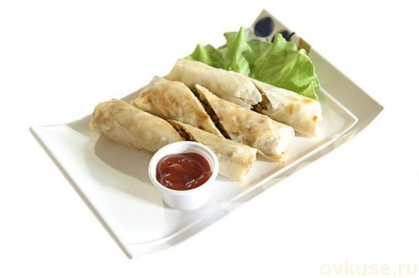 Роллы с куриным салатом