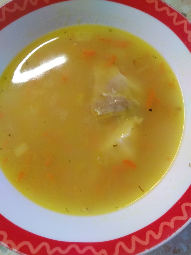 Гороховый суп с курицей