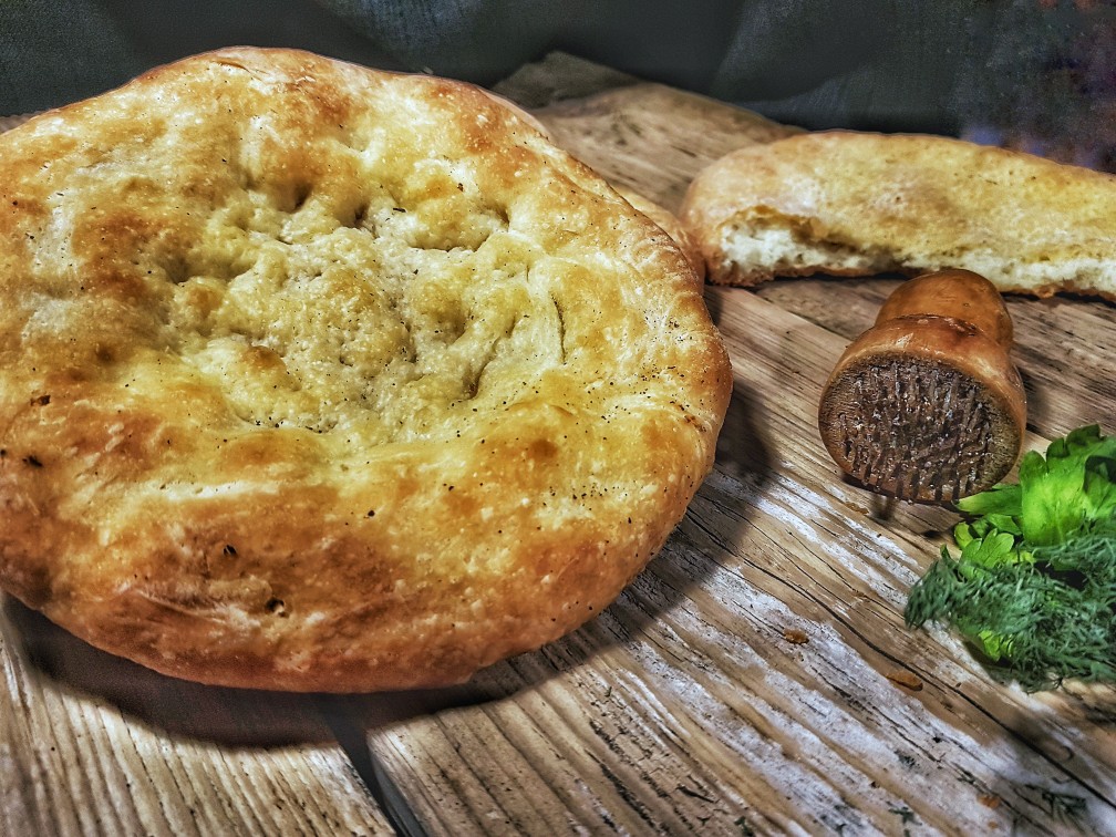 Лепёшка домашняя в духовке