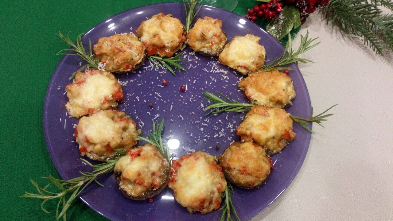 Шампиньоны фаршированные