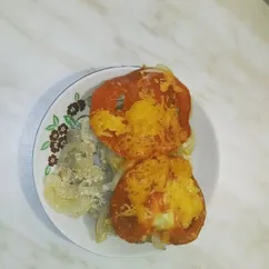 Мясо под овощами