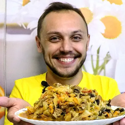 Тушеная капуста с мясом