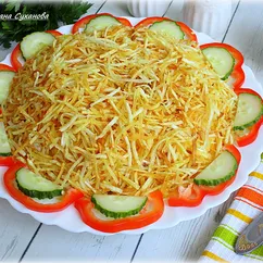 Салат "Кудрявая блондинка"