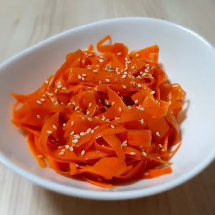 Морковные слайсы с соевым соусом