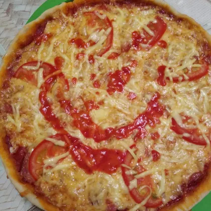 Пицца итальянская с двумя сырами