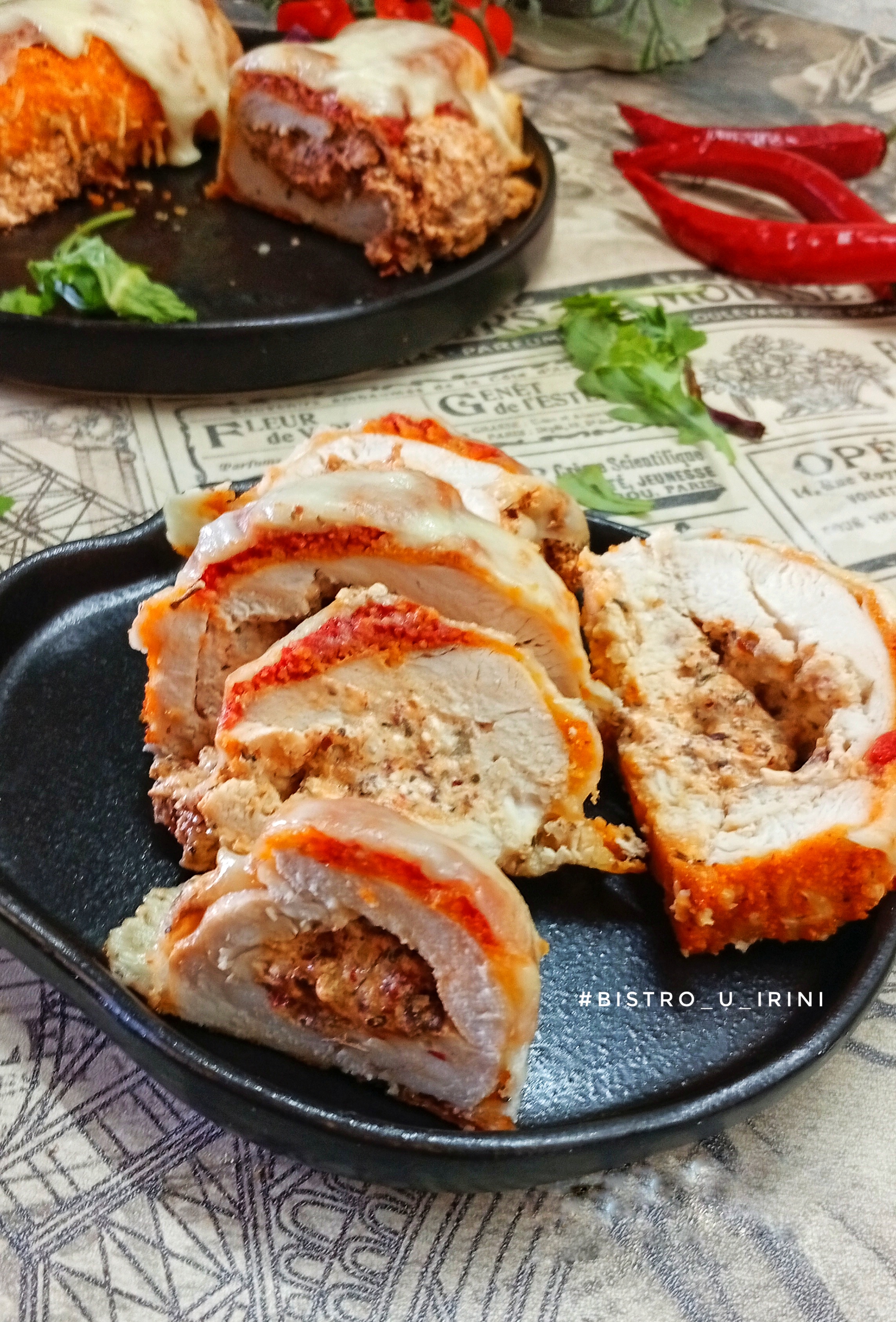 Фаршированные куриные грудки