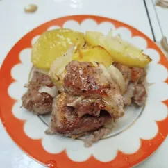 Картошка с мясом в духовке