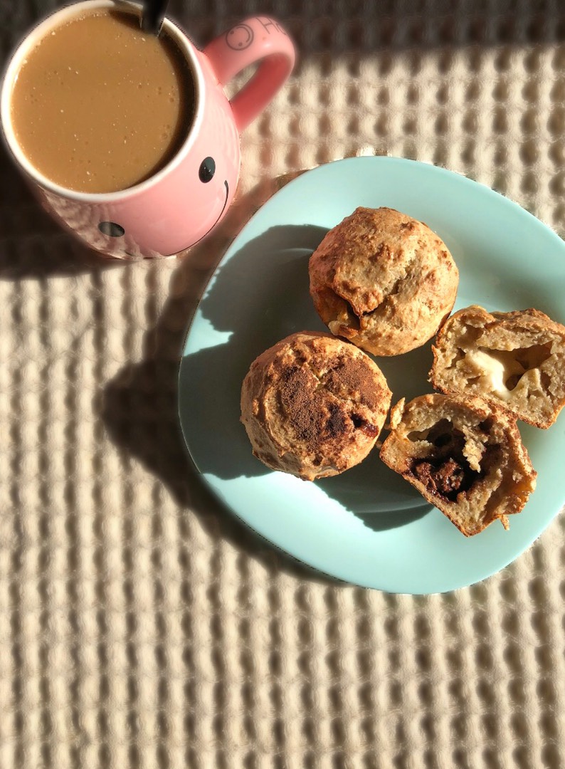 Пирожки-маффины с сыром и шоколадом 🥧