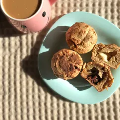 Пирожки-маффины с сыром и шоколадом 🥧