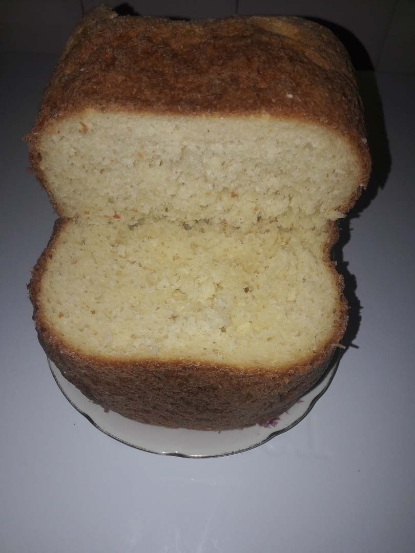 Белый хлеб пшеничный на молоке (батон в хлебопечке) - простой и вкусный рецепт!?