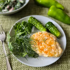 Куриные котлеты с сыром