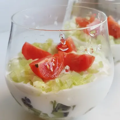 Фруктово-овощной коктейль с йогуртом