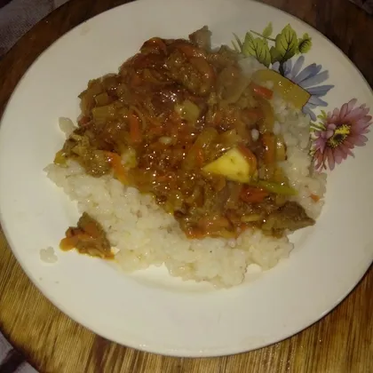 Рис с мясом #кулинарныймарафон