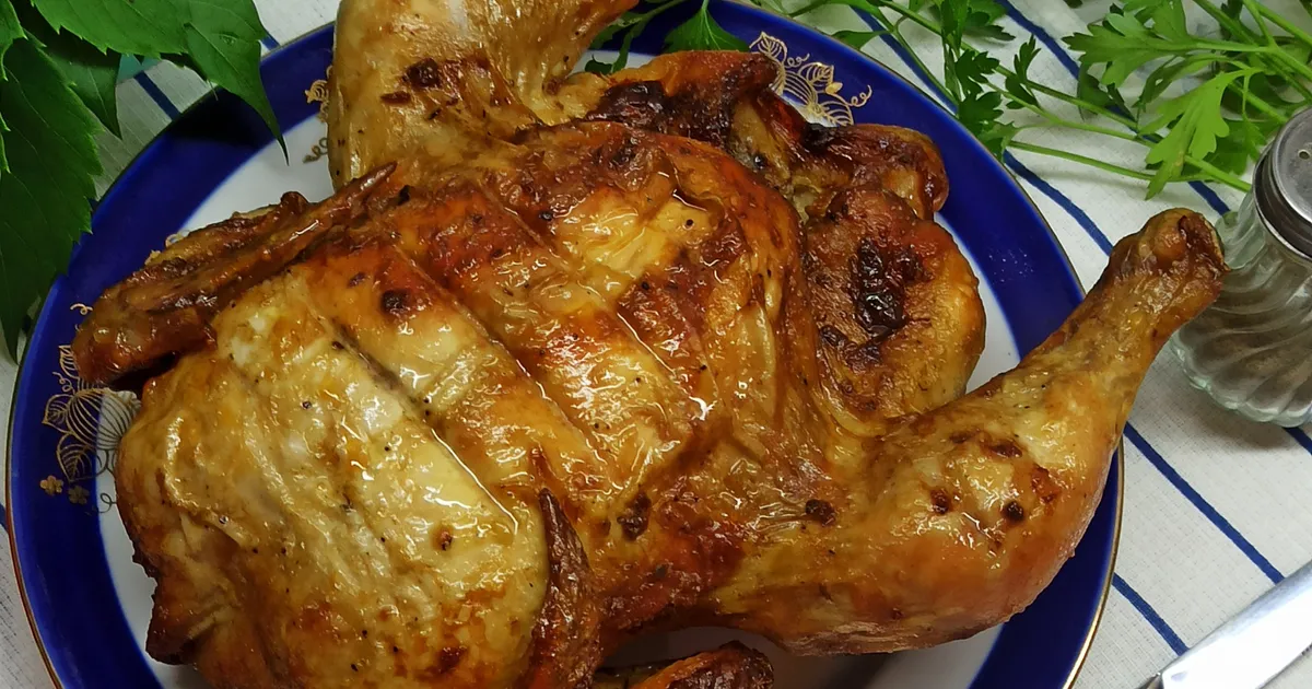 Курица, запеченная в фольге - Рецепт 
