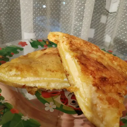 Быстрый сырный пирог