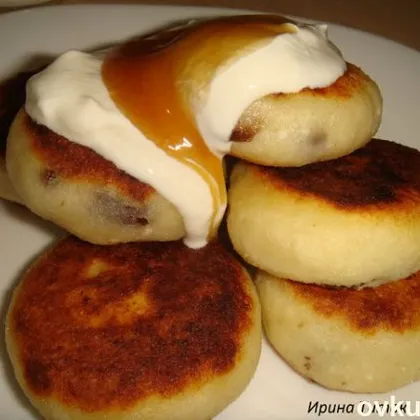 Сырники с изюмом