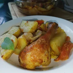 🌿Мясо с овощами 🍗🌶️🥔