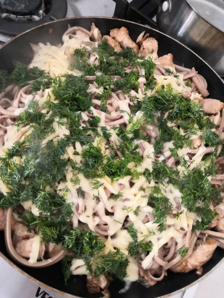 Soba с индейкой