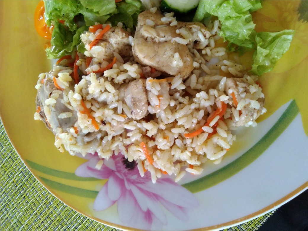Плов с курицей