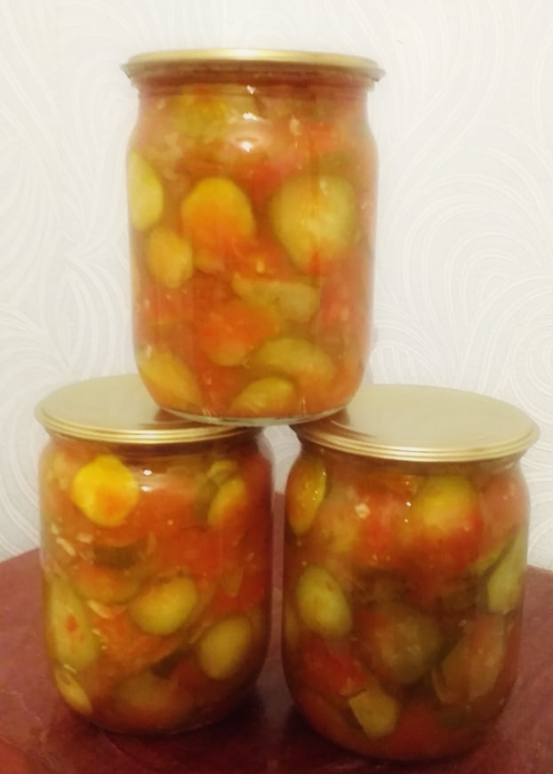 Лечо из огурцов