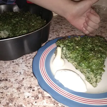 Кюкю - омлет с зеленью (азербайджанская кухня)