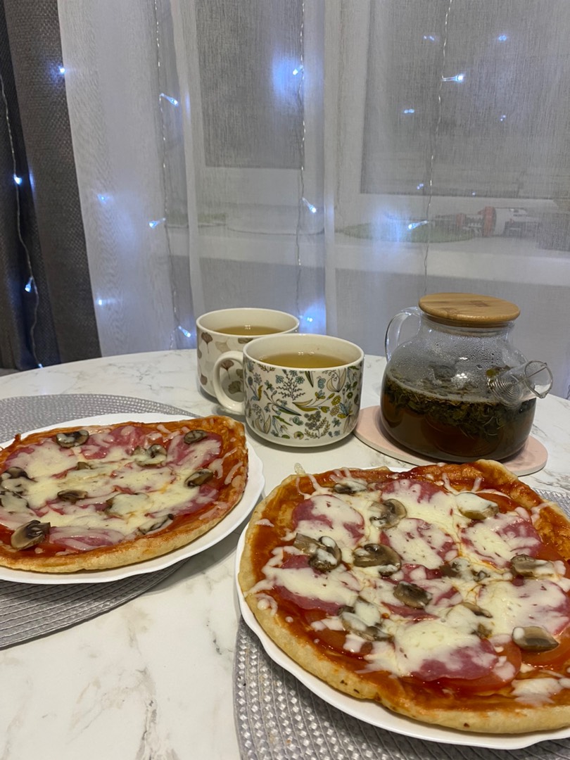 💜 Пицца на сковороде 2.0