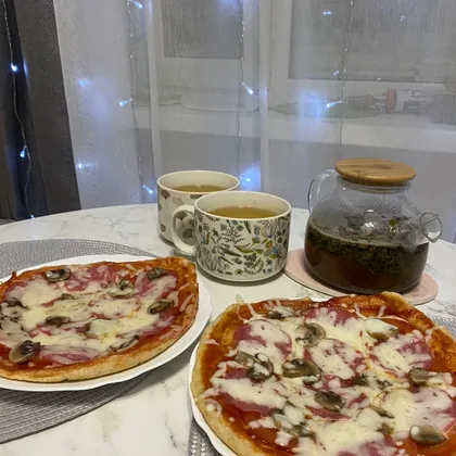 💜 Пицца на сковороде 2.0