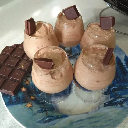 Шоколадный десертный крем