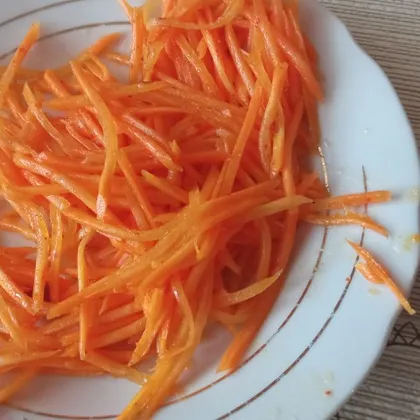 Корейская морковь за десять минут