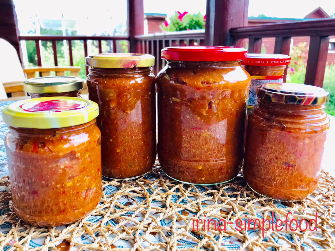 Аджика яблочная