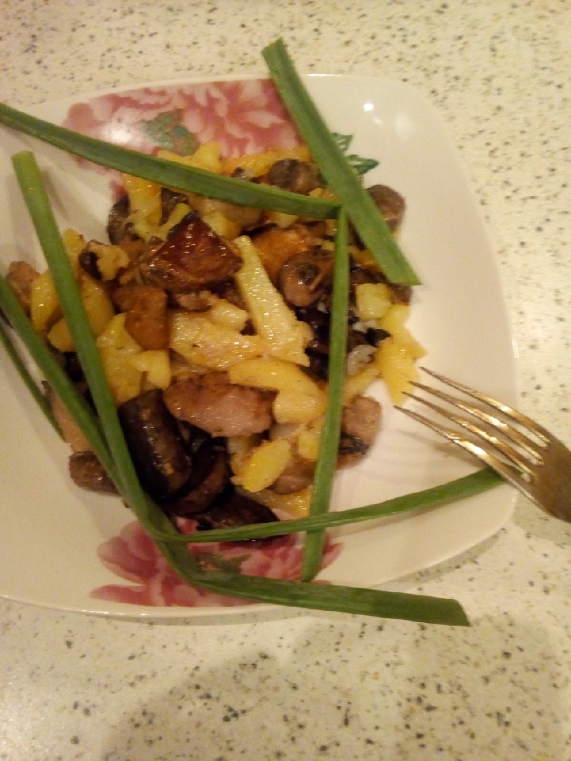 Грибы с картошкой