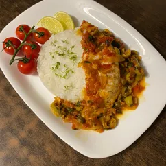 🇲🇽 Pescado a la Veracruzana (Пескадо а-ла Веракрузана) - рыба под пряным соусом по-веракрузски