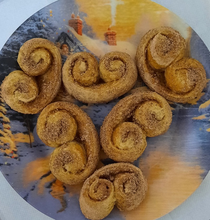 Ушки из слоёного теста – вкусное печенье от Бабушки Эммы