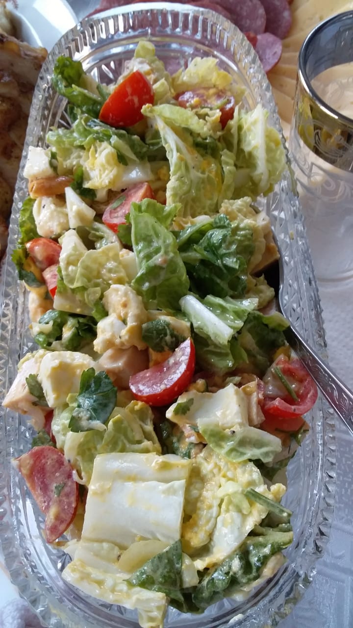 Салат Цезарь к новогоднему столу