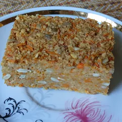 Гороховый хлеб с морковью
