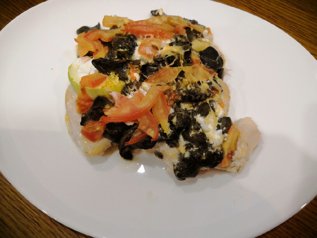 🌈Куриное филе с грибами и овощами