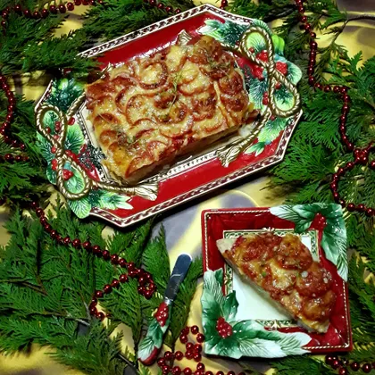 Новогоднее горячее - пангасиус с помидорами и сыром 🥘
