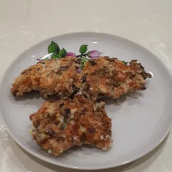 Котлеты куриные с грибами