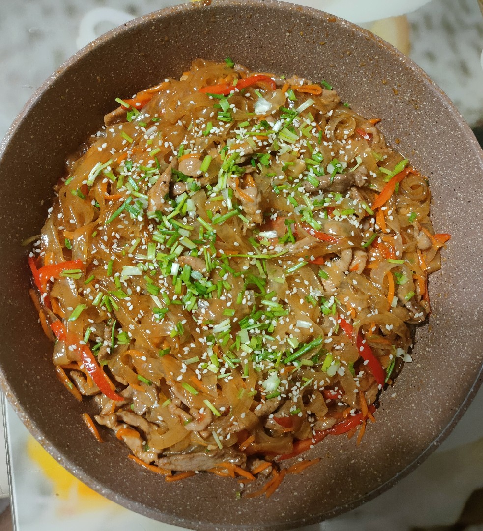 Wok с соусом тереяки