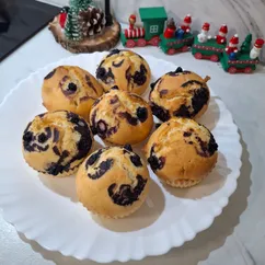 Кексы с черникой