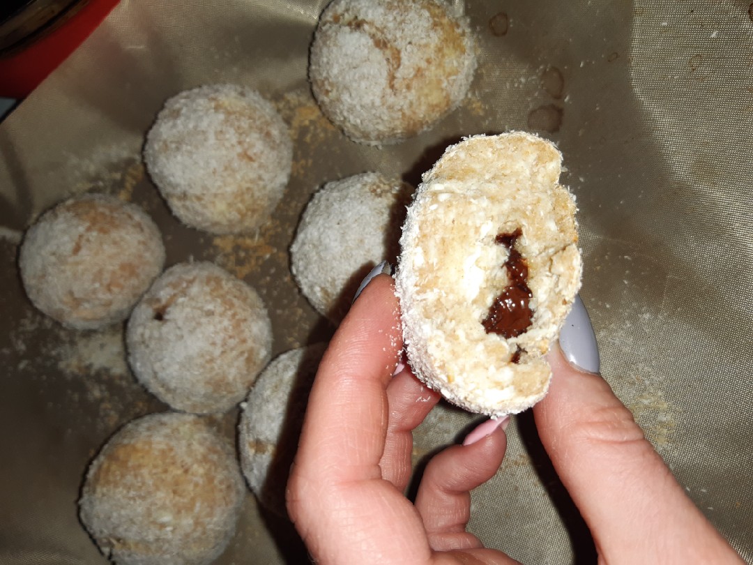 Кокосовые булочки с шоколадом ПП