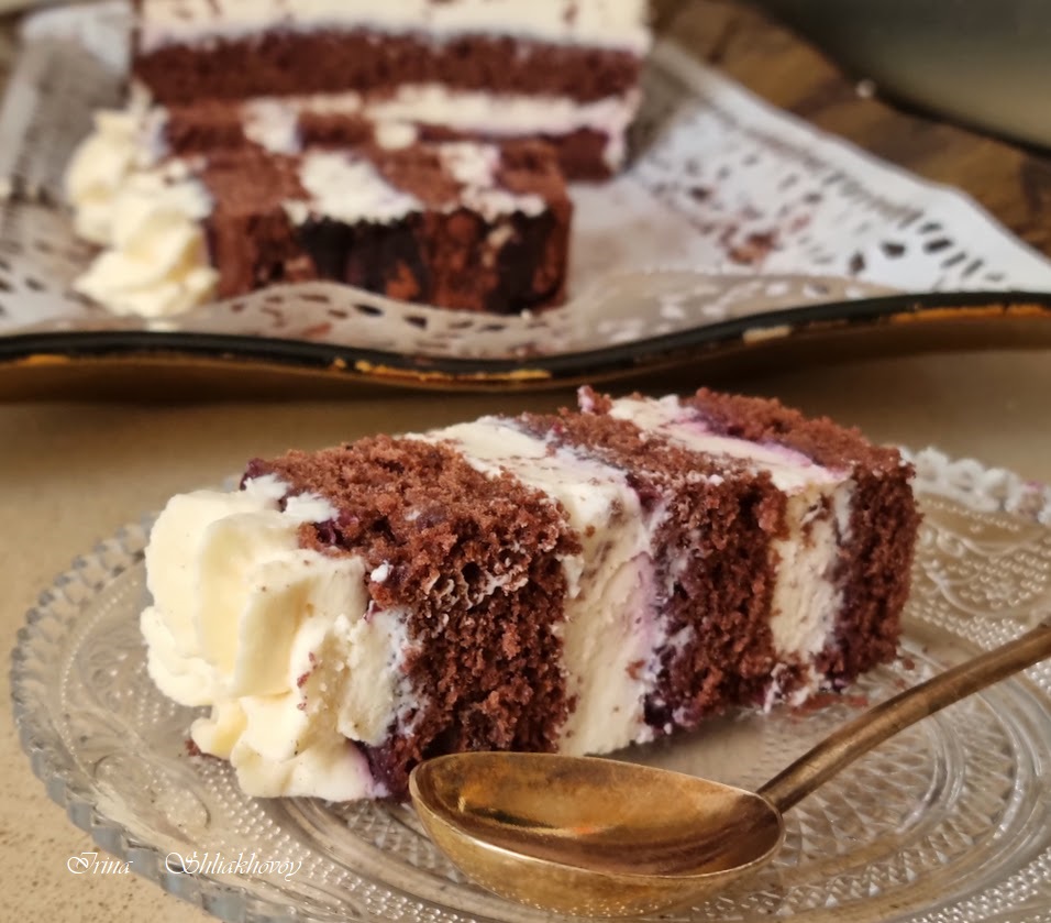 Шоколадный торт с маскарпоне и белым шоколадом