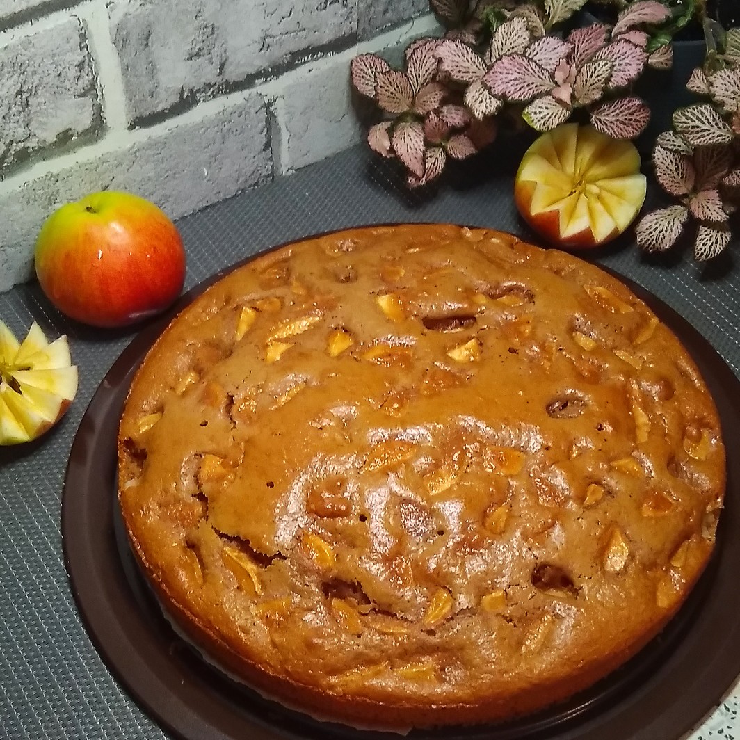Шоколадный пирог с яблоками и корицей рецепт – Европейская кухня: Выпечка и десерты. «Еда»